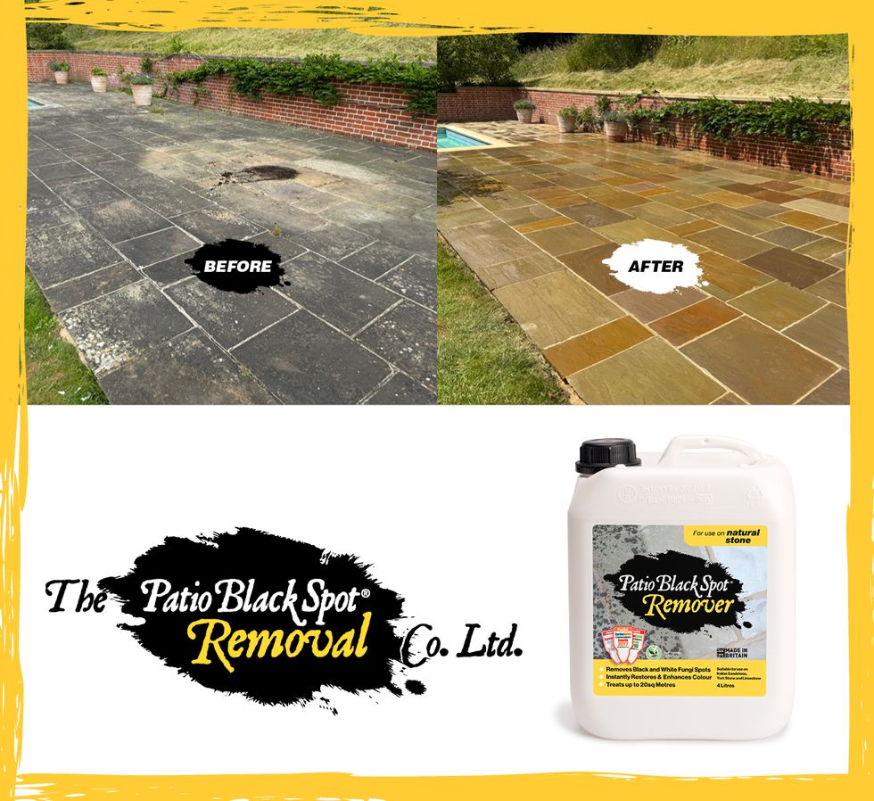 patio black spots