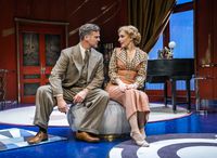 Dugald Bruce-Lockhart as Victor and Natalie Walter as Sibyl in PRIVATE LIVES. Credit Tristram Kenton.jpg