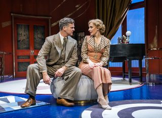 Dugald Bruce-Lockhart as Victor and Natalie Walter as Sibyl in PRIVATE LIVES. Credit Tristram Kenton.jpg